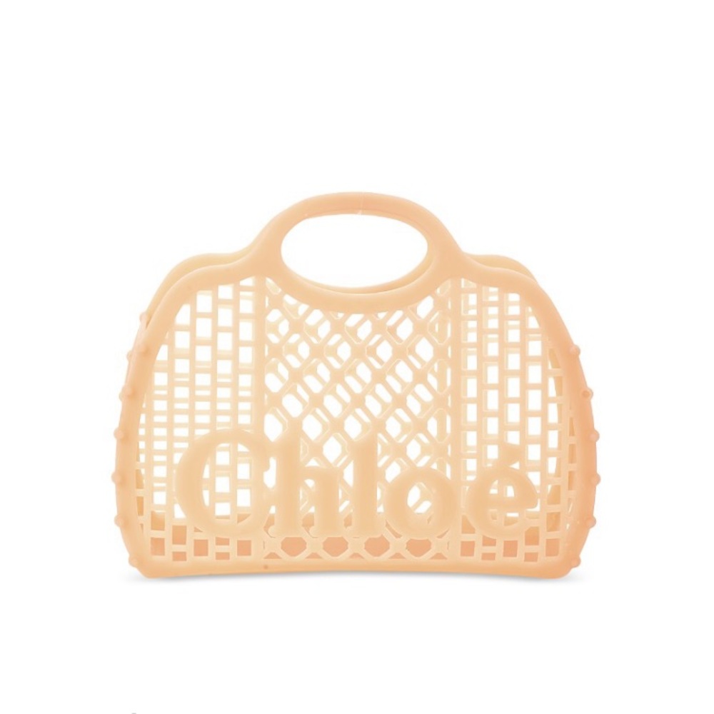 Chloe - Cage Tote Bag - Blushy Beige